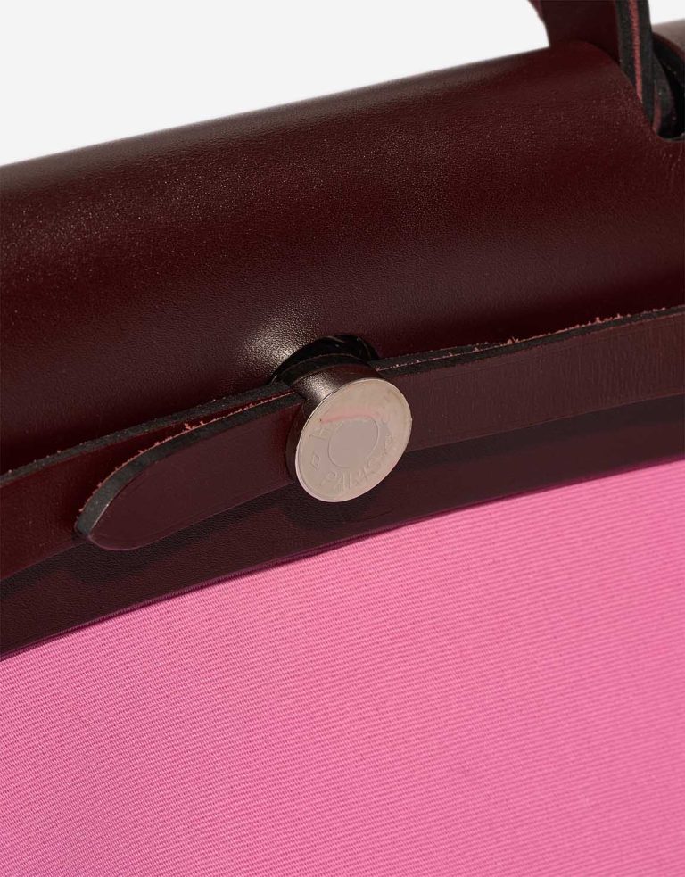 Hermès Herbag 31 Vache Hunter / Toile Rouge Sellier / Bubblegum Closing System | Sell your designer bag