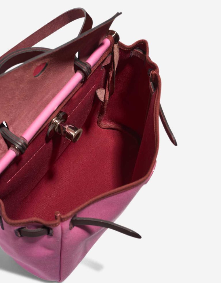 Hermès Herbag 31 Vache Hunter / Toile Rouge Sellier / Bubblegum Inside | Sell your designer bag