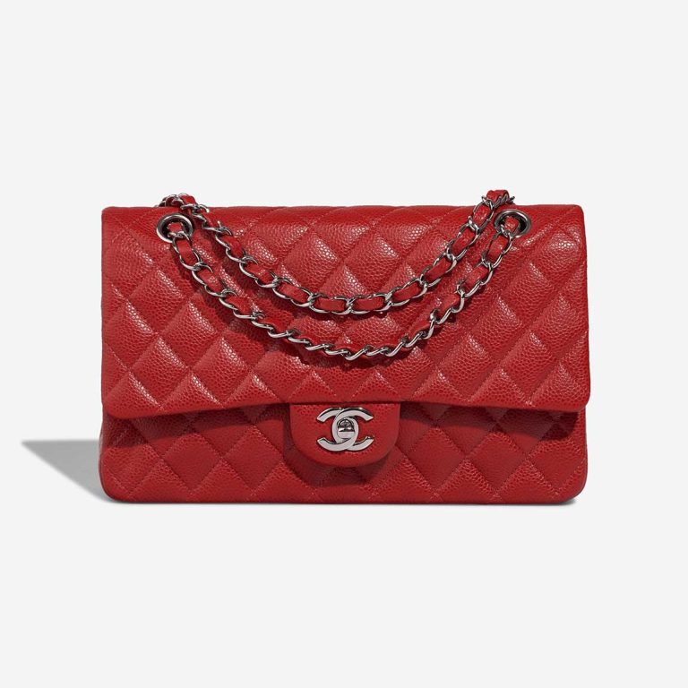 Chanel Timeless Medium Caviar Red Front | Sell your designer bag