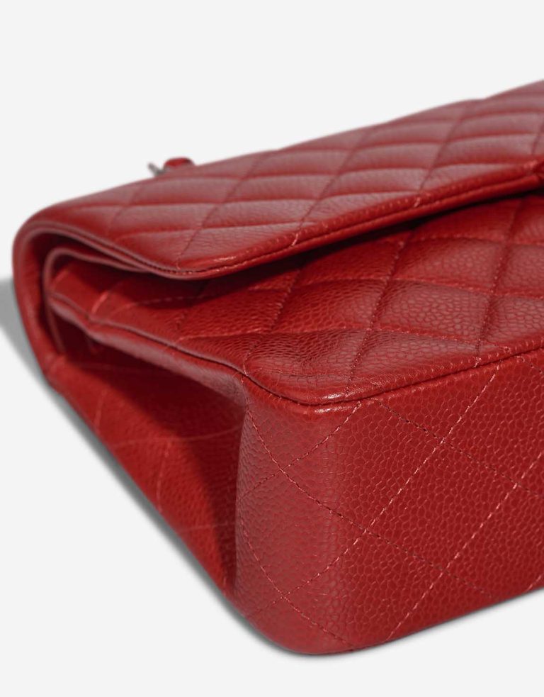 Chanel Timeless Medium Caviar Red Signs of wear | Sell your designer bag