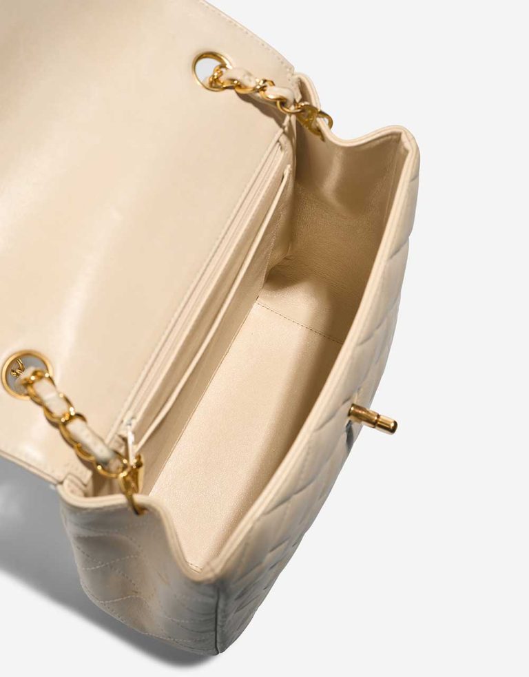Chanel Flap Bag Medium Lamb Cream Inside | Sell your designer bag