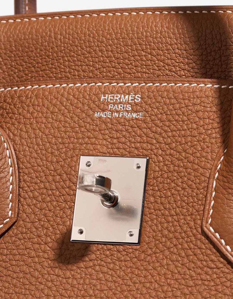 Hermès Birkin 35 Togo Gold Logo | Sell your designer bag