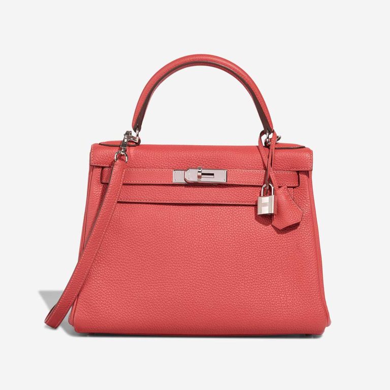 Hermès Kelly 28 Togo Rouge Pivoine Front | Sell your designer bag