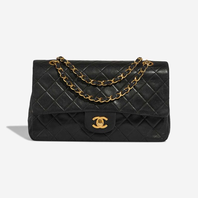 Chanel Timeless Small Lamb Black Front | Sell your designer bag