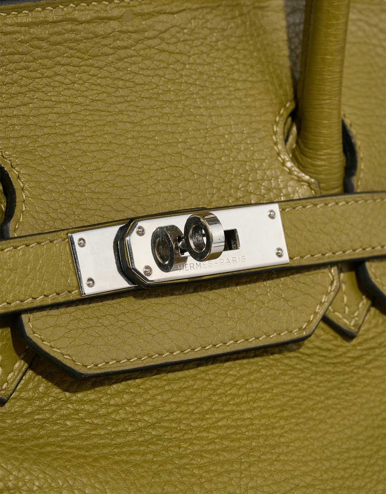 Hermès Birkin 35 Clémence Vert Anis Closing System | Sell your designer bag