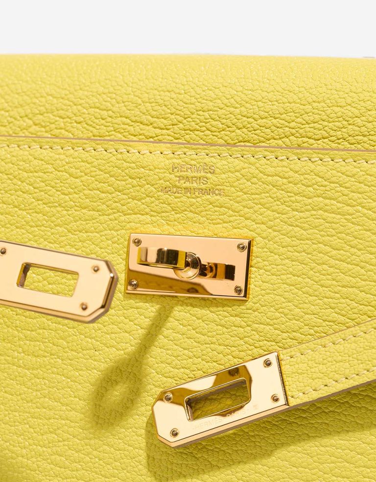 Hermès Kelly To Go Chèvre Lime Logo | Sell your designer bag