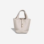 Hermès Picotin 18 Taurillon Clémence Béton Front | Sell your designer bag