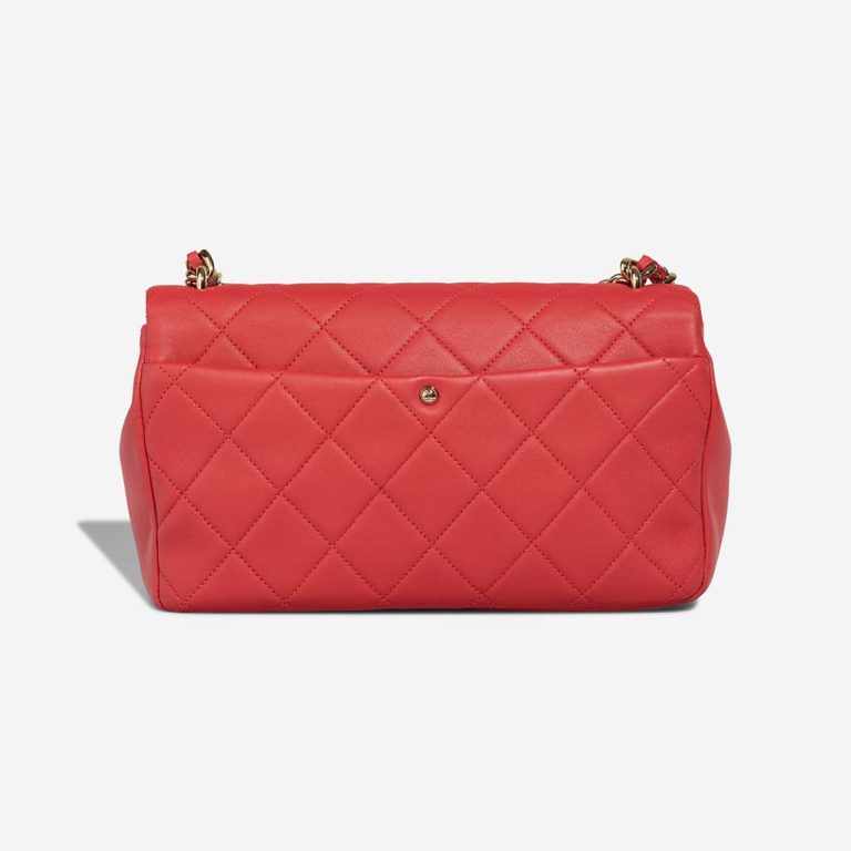 Chanel Timeless Flap Bag Small Coated Lamb Red | Sell your designer bag