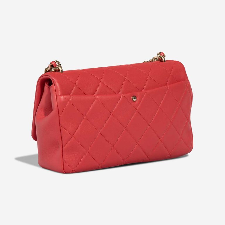 Chanel Timeless Flap Bag Small Coated Lamb Red | Sell your designer bag