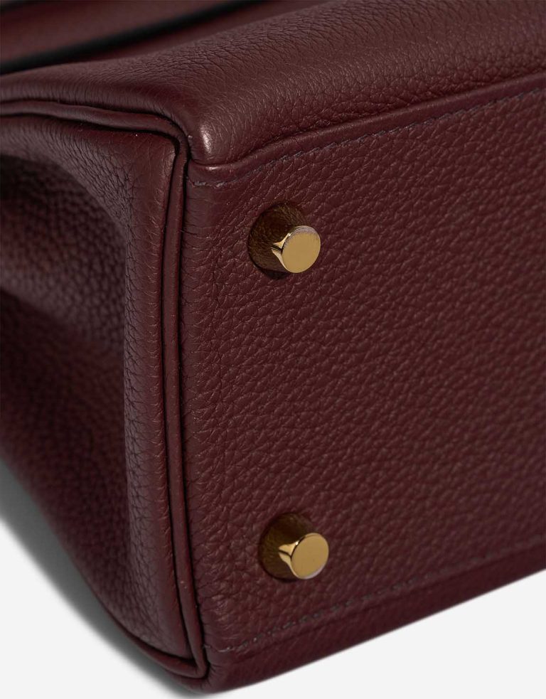 Hermès Kelly 25 Togo Rouge Sellier Signs of wear | Sell your designer bag
