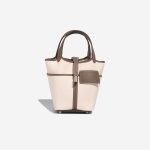 Hermès Picotin Cargo 18 Toile Goeland / Swift Écru / Étoupe Front | Sell your designer bag