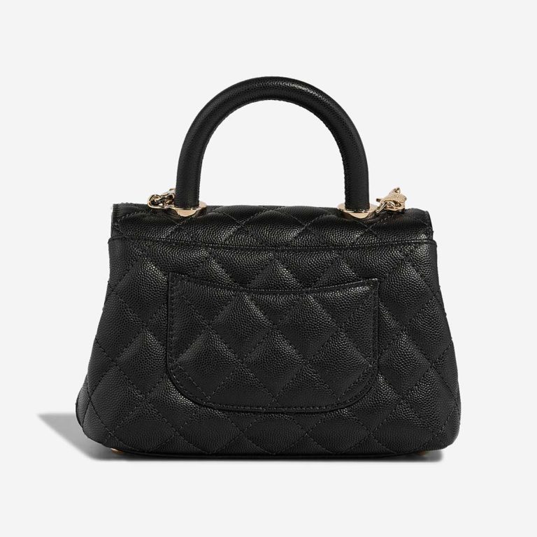 Chanel Timeless Handle Mini Square Caviar Black | Sell your designer bag