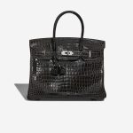 Hermès Birkin 30 Porosus Crocodile Graphite Front | Sell your designer bag