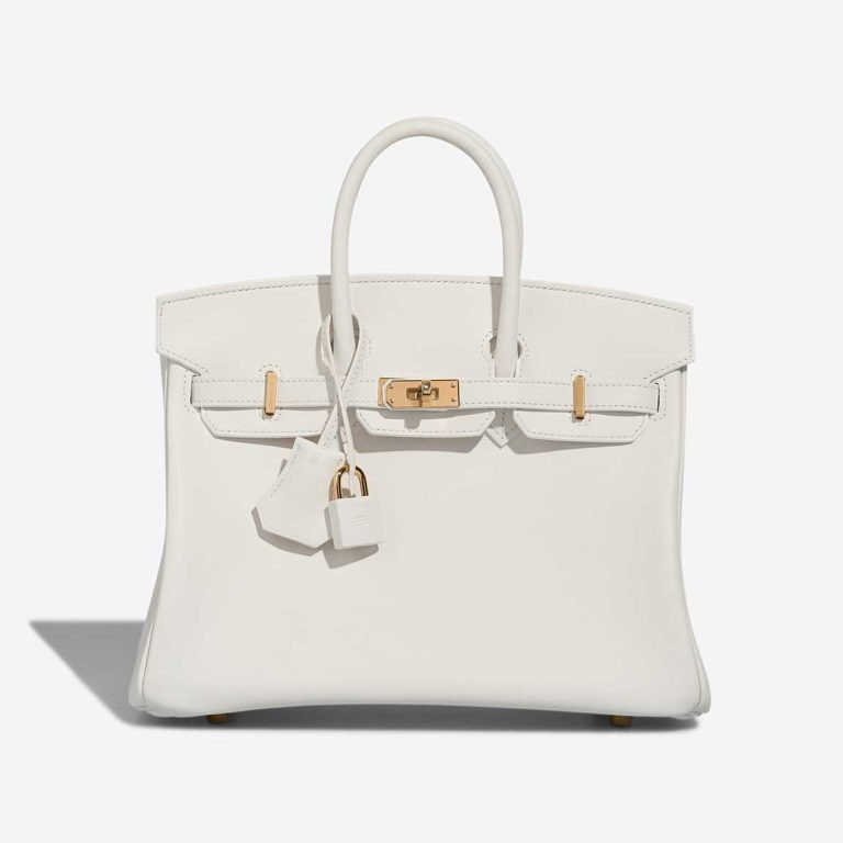 Hermès Birkin 25 Swift New White Front | Sell your designer bag