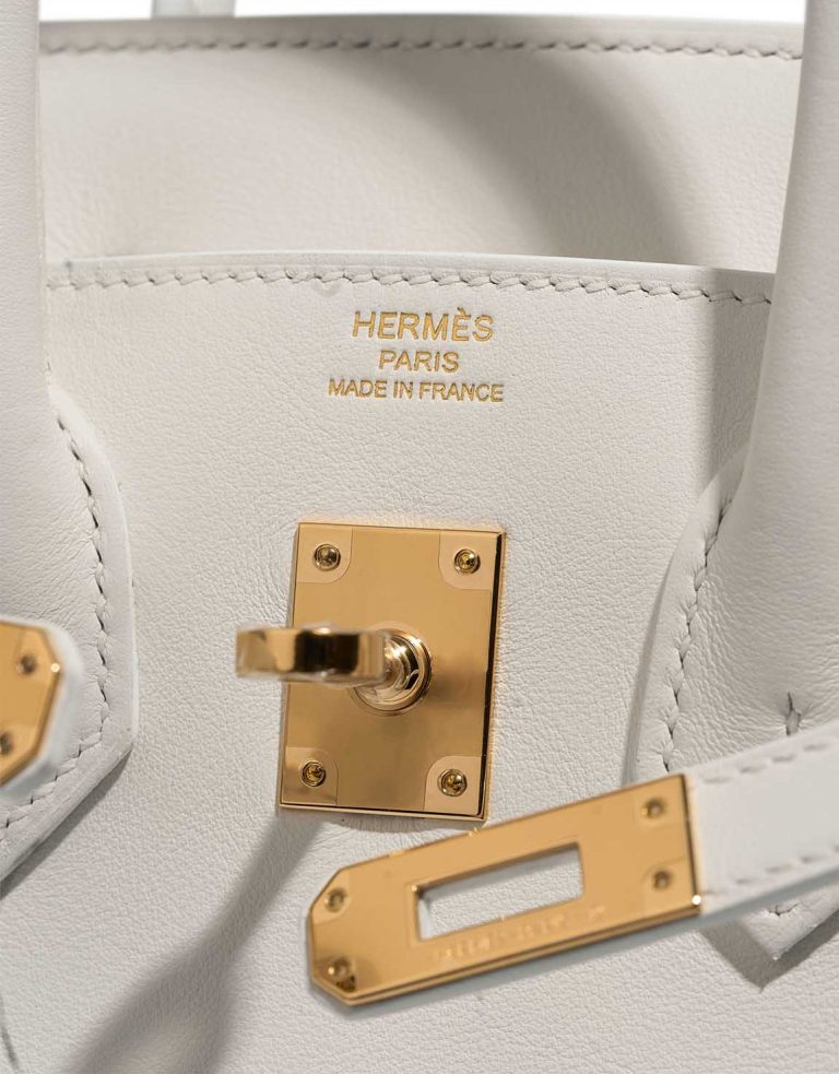 Hermès Birkin 25 Swift New White Logo | Sell your designer bag