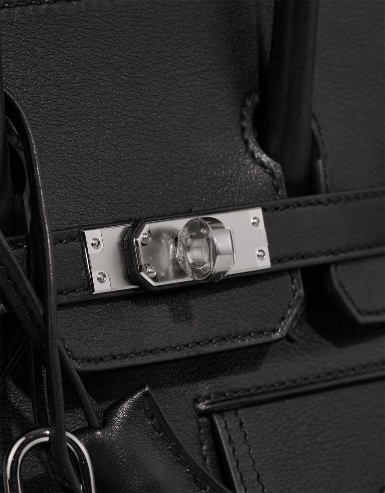 Hermès Birkin 25 Rock Swift Black  Closing System | Sell your designer bag