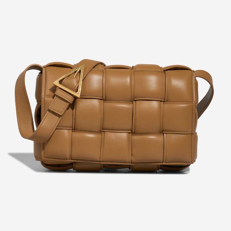 Bottega Veneta Cassette Lamb Camel Front | Sell your designer bag