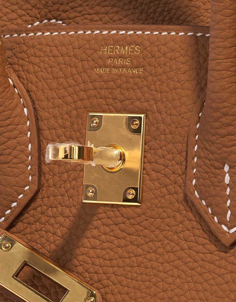 Hermès Birkin 25 Togo Gold Logo | Sell your designer bag