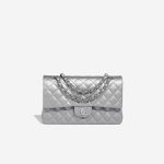 Chanel Timeless Medium Metallic Grey Front | Sell your designer bag