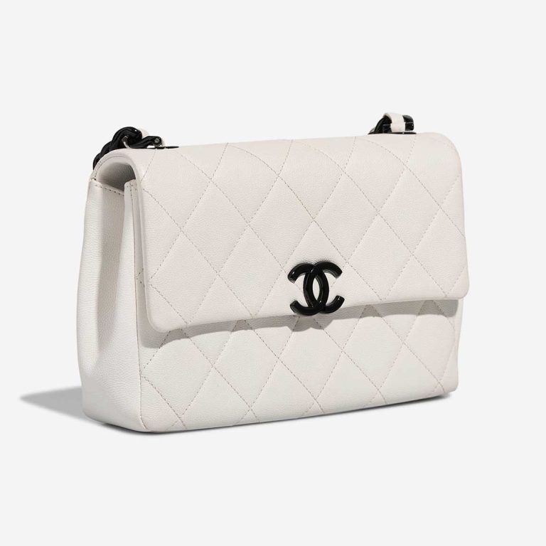 Chanel Flap Bag Medium  Caviar White | Sell your designer bag