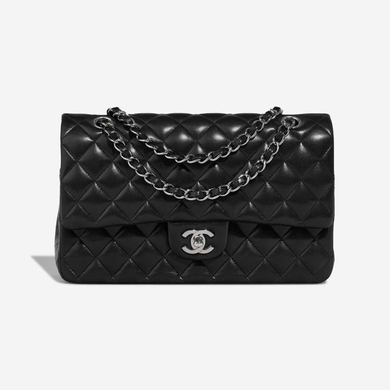 Chanel Timeless Medium Lamb Black Front | Sell your designer bag