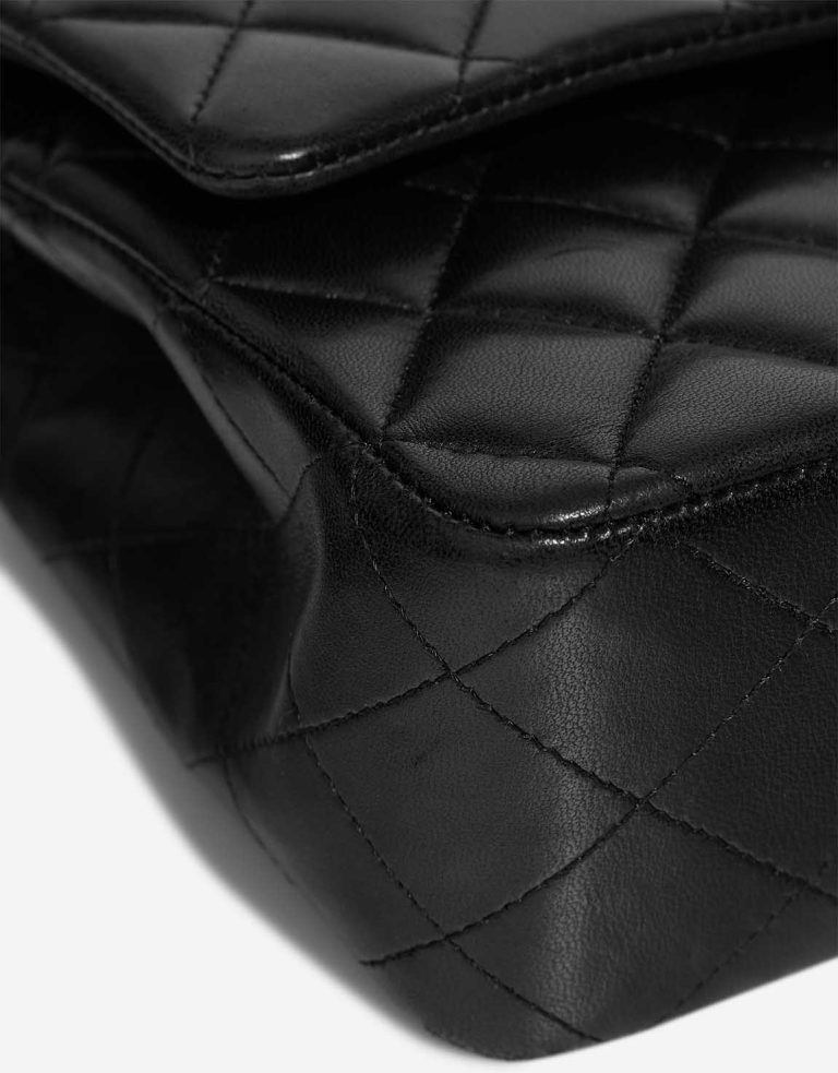Chanel Timeless Medium Lamb Black Signs of wear | Sell your designer bag