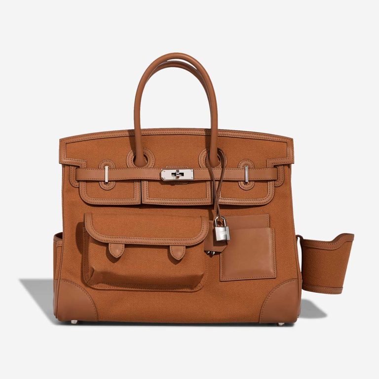Hermès Birkin Cargo 35 Toile Goeland / Swift Gold Front | Sell your designer bag