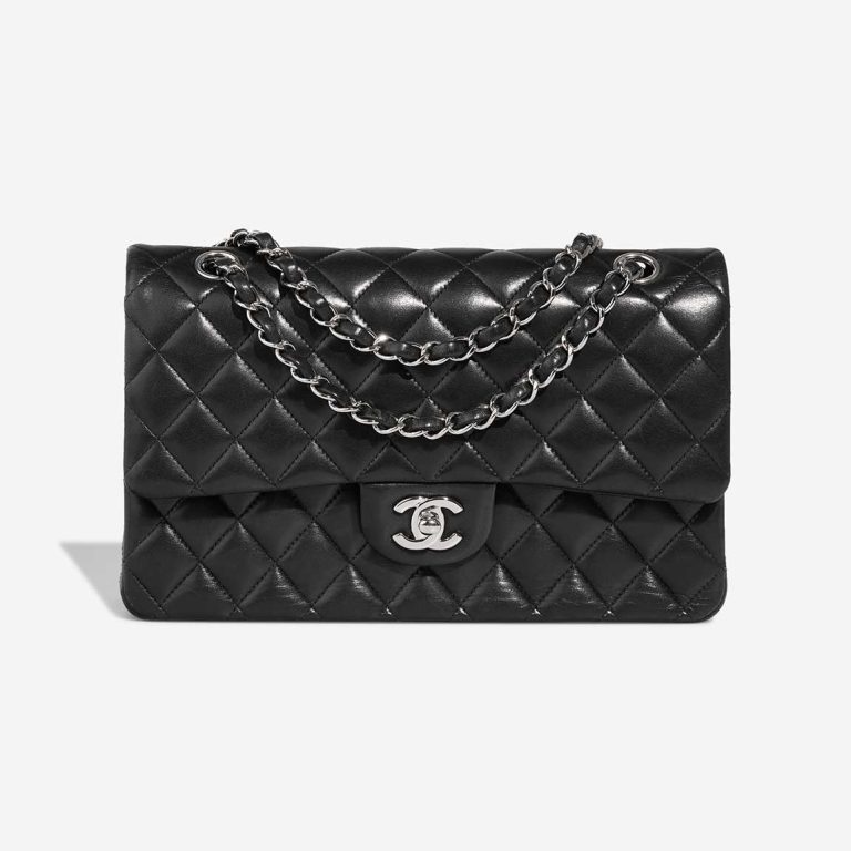 Chanel Timeless Medium Lamb Black Front | Sell your designer bag