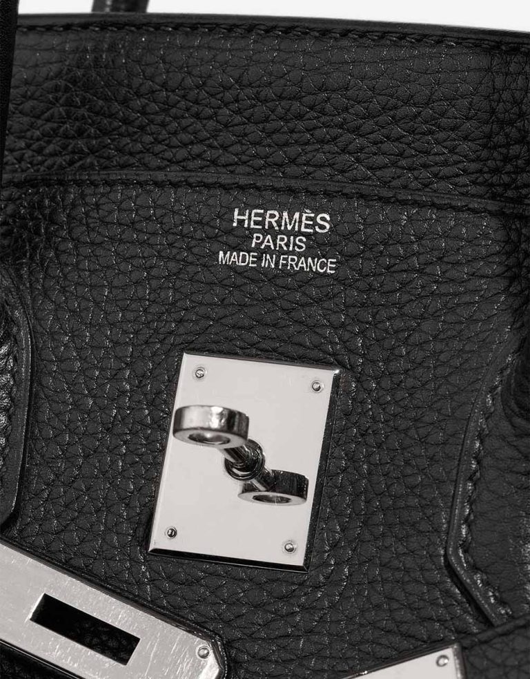 Hermès Birkin 35 Clémence Schwarz Logo | Verkaufen Sie Ihre Designer-Tasche