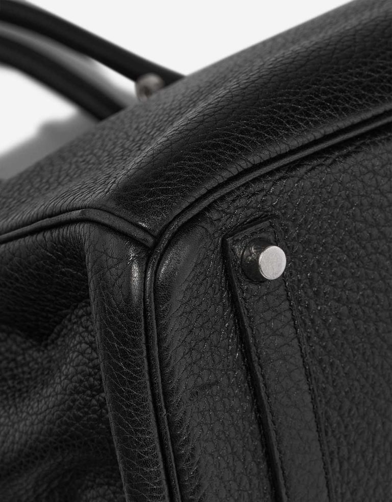 Hermès Birkin 35 Clémence Schwarz Gebrauchsspuren | Verkaufen Sie Ihre Designertasche