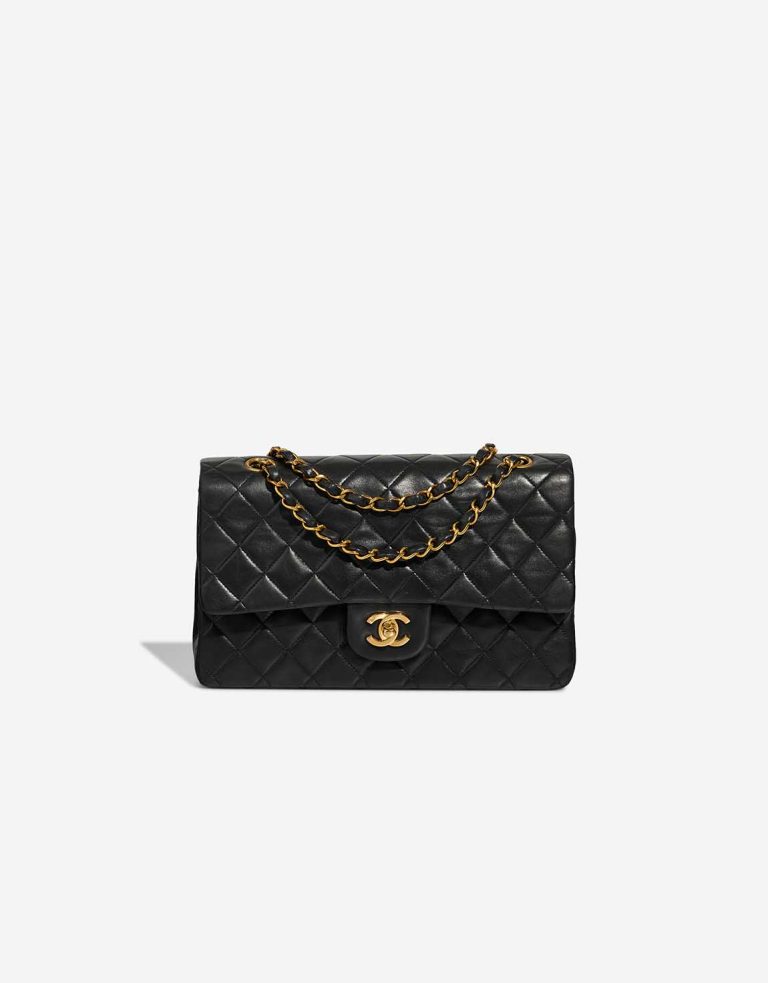 Chanel Timeless Medium Lamb Black Front | Sell your designer bag