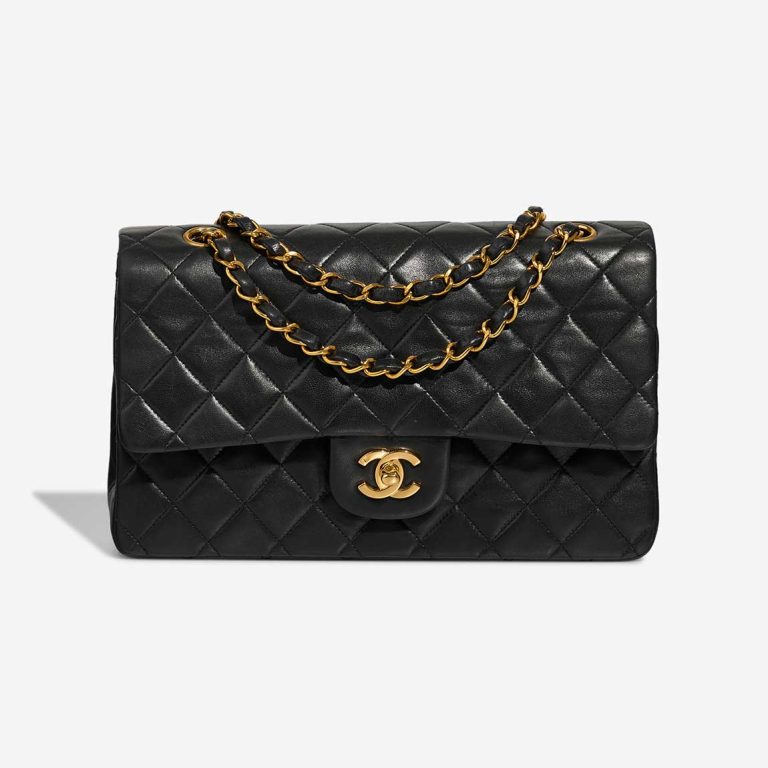 Chanel Timeless Medium Lamb Black Front | Sell your designer bag