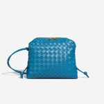 Bottega Veneta Loop Medium Lamb Blue Front | Sell your designer bag