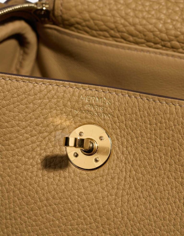 Hermès Lindy Mini Taurillon Clémence Biscuit Logo | Sell your designer bag