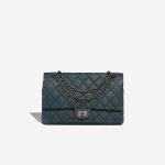 Chanel 2.55 Reissue 226 Caviar Petrol Blue Front | Sell your designer bag
