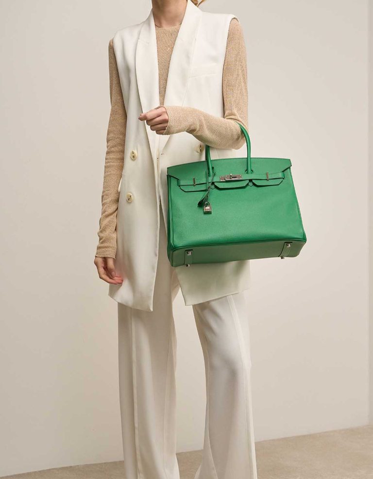 Hermès Birkin 35 Epsom Bambou on Model | Sell your designer bag