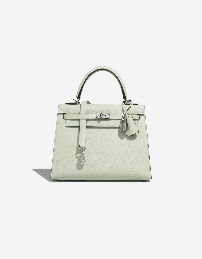 Hermès Kelly 25 Epsom Vert Fizz Front | Sell your designer bag