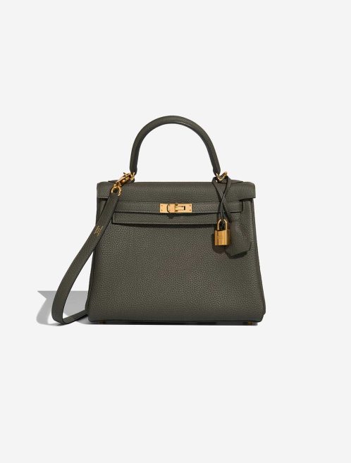 Hermès Kelly 25 Togo Vert de Gris Front | Sell your designer bag