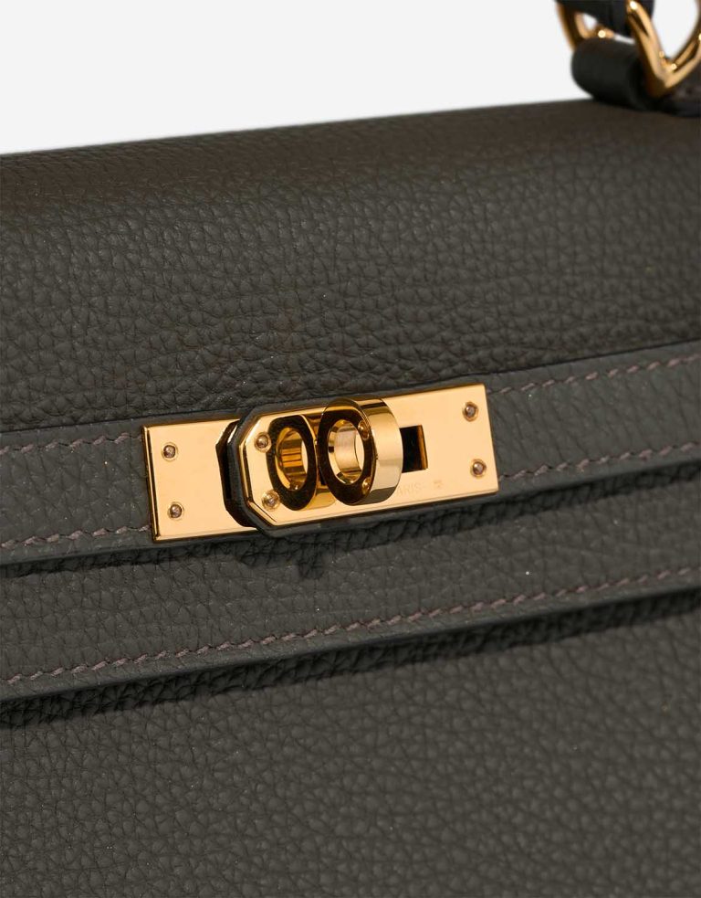 Hermès Kelly 25 Togo Vert de Gris Closing System | Sell your designer bag