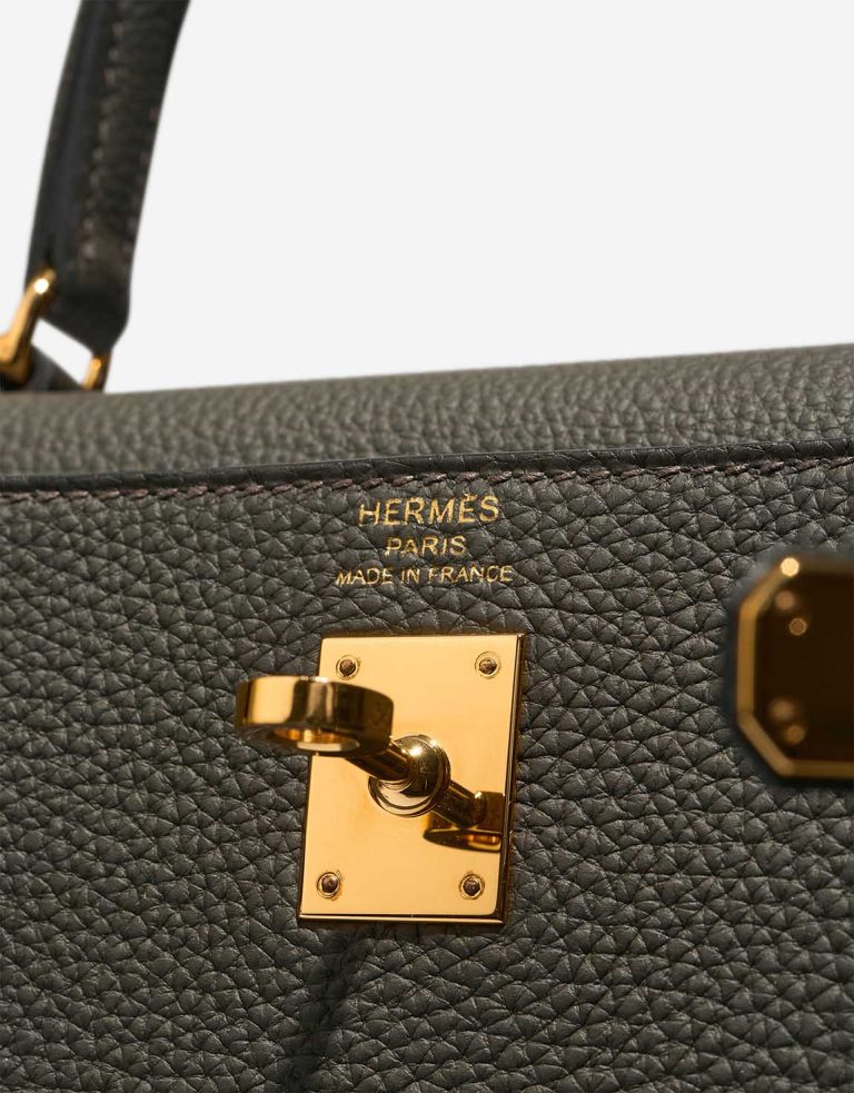 Hermès Kelly 25 Togo Vert de Gris Logo | Sell your designer bag