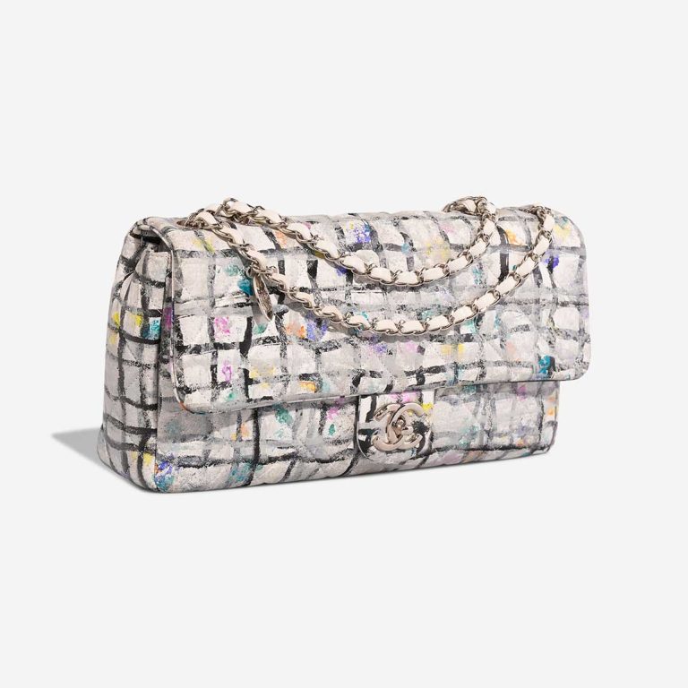 Chanel Timeless Jumbo Lamb White / Multicolour | Sell your designer bag