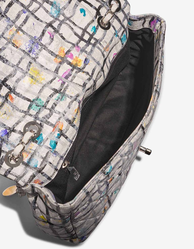 Chanel Timeless Jumbo Lamb White / Multicolour Inside | Sell your designer bag