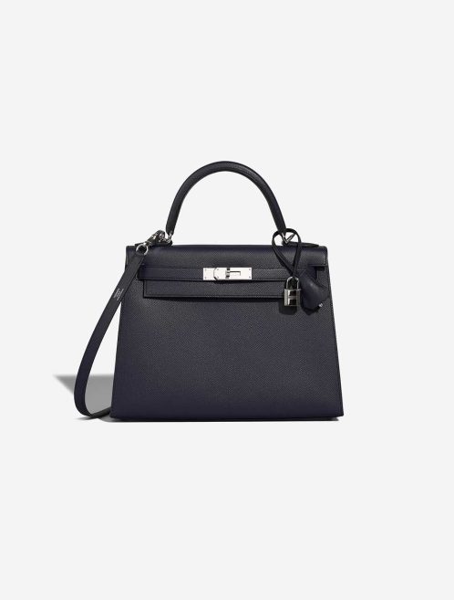 Hermès Kelly 28 Epsom Bleu Indigo Front | Sell your designer bag