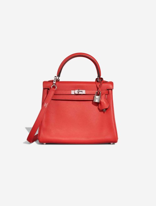 Hermès Kelly 25 Swift Rouge Tomate Front | Sell your designer bag