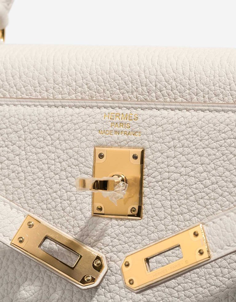 Hermès Kelly 25 Togo Gris Pâle Logo | Sell your designer bag