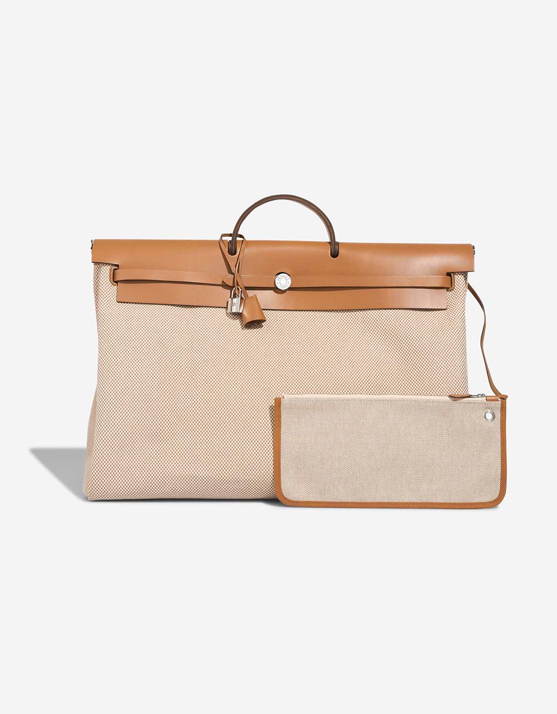 【機能性抜群♪】HERMES Sac Herbagハンドバッグ Zip50 仕事も趣味も上質バックを☆HERMES☆Herbag Zip50 ハンドバッグ