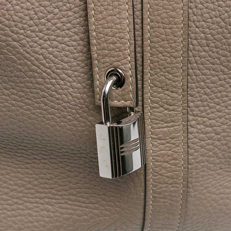 Hermès Picotin 26 Clémence Gris Tourterelle Back | Sell your designer bag