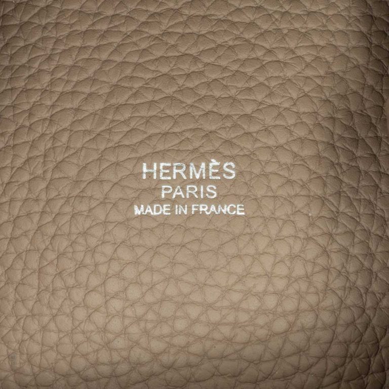 Hermès Picotin 26 Clémence Gris Tourterelle Back | Sell your designer bag