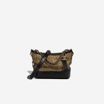Chanel Gabrielle Small Tweed / Lamb Black / Gold Front | Sell your designer bag
