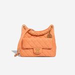 Chanel Hobo Aged Calf Orange Front | Sell your designer bag